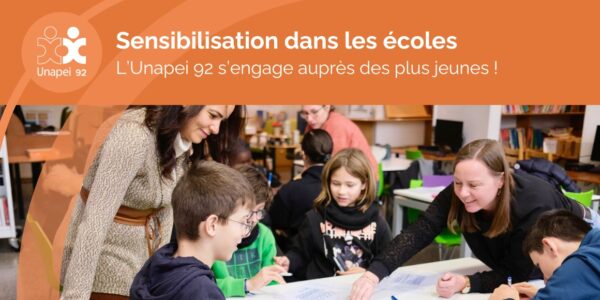 Sensibilisation au handicap dans les écoles : l’Unapei 92 s’engage !