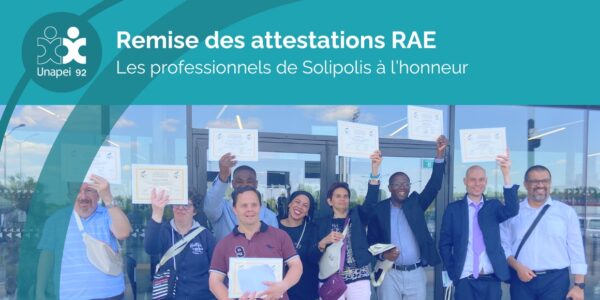 RAE : 7 professionnels de Solipolis Suresnes et Nanterre honorés