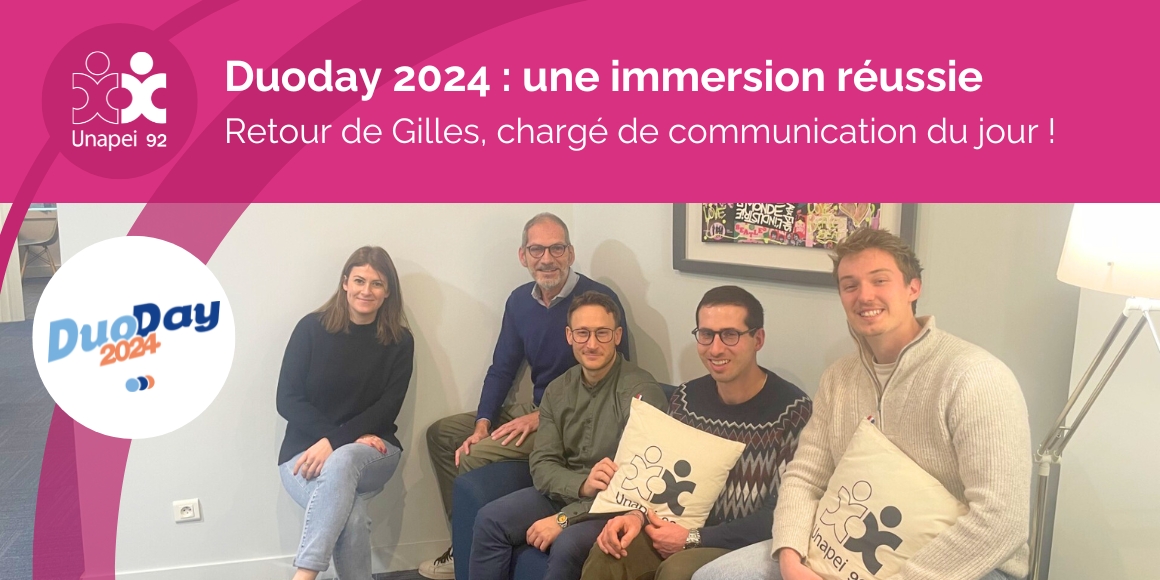 Duoday 2024 Gilles au service com